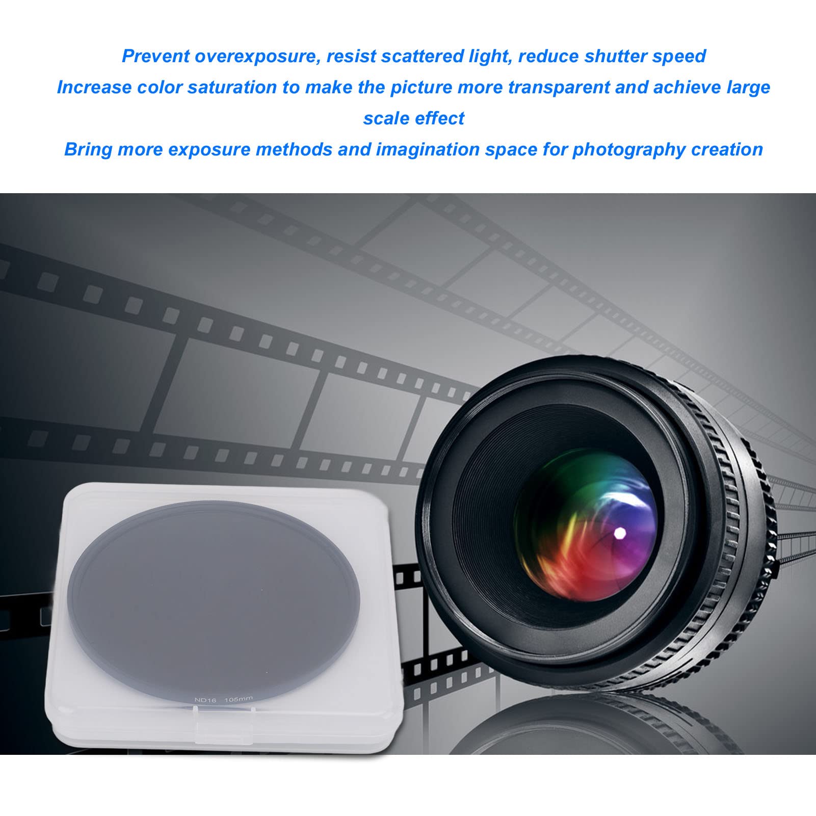 Amazon | JSR JUNESTAR 105mm ND レンズフィルター ND カメラレンズ